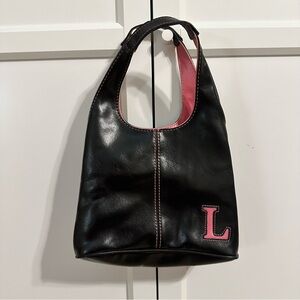 Vintage Nine West L Black and Pink Women's Bag